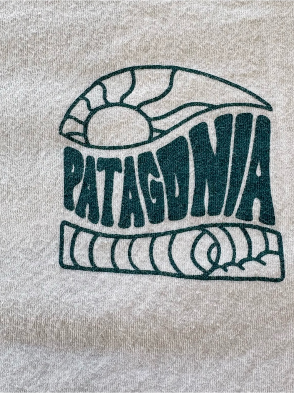 Patagonia Cosmic Peaks Mens Large White Short Sleeve T Shirt Casual Slim Fit - Picture 6 of 10